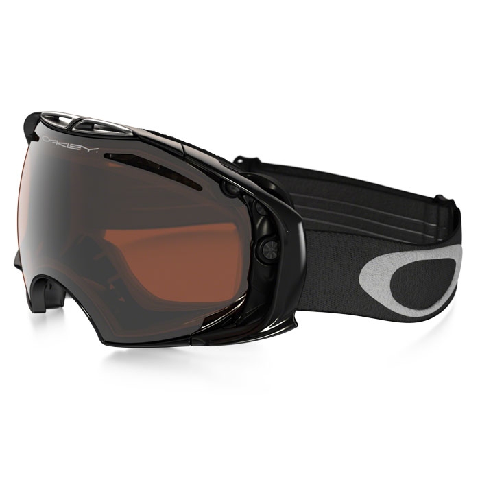 Oakley Airbrake Snow Goggles with Black Iridium/Persimmon Lenses Sun