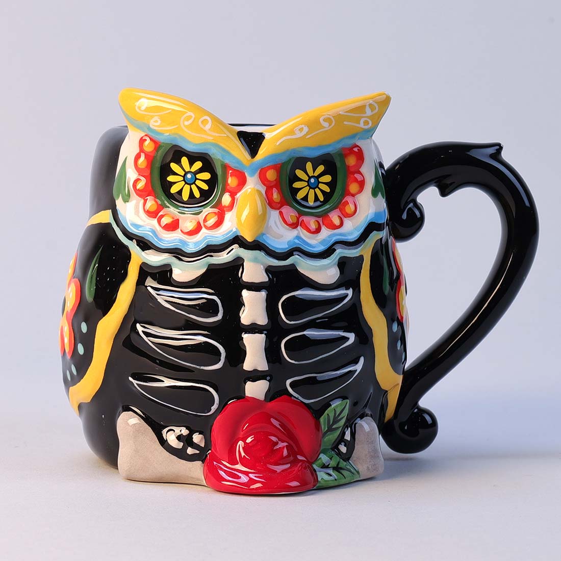 Sugar Skull Owl Mug Cracker Barrel