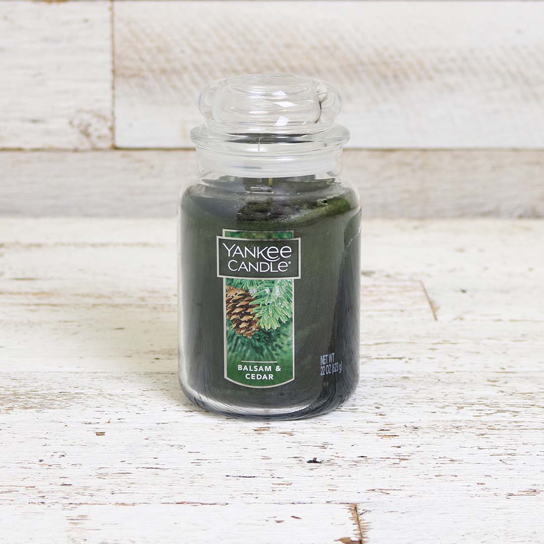 Yankee Candle Balsam Cedar Large Jar Candle Cracker Barrel