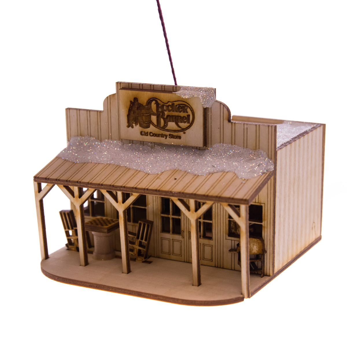 Cracker Barrel Old Country Store Ginger Cottage Ornament Woodland