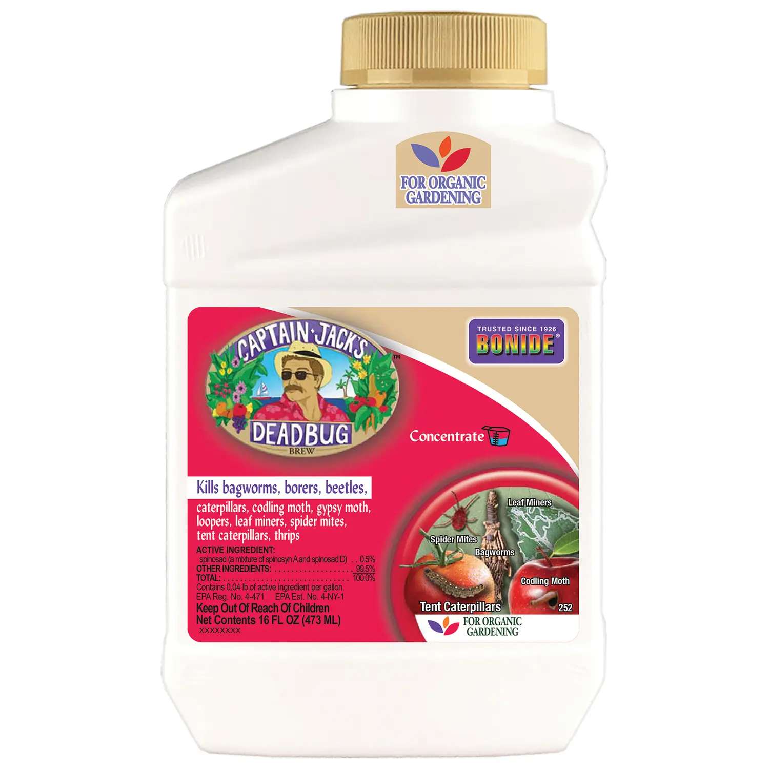 Bonide Captain Jack&#039;s Deadbug Brew Organic Liquid Concentrate Insect