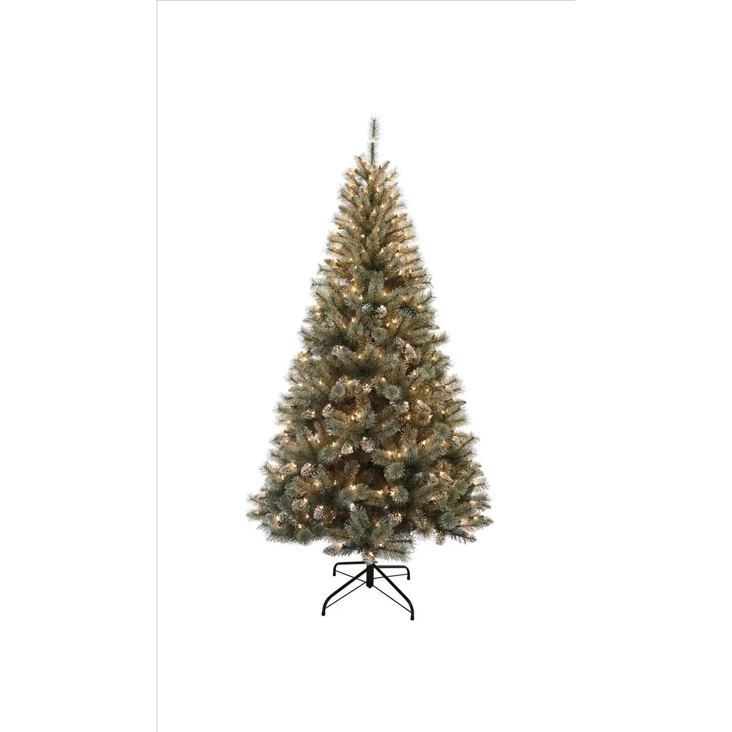 Celebrations 7 ft. Full Incandescent 400 lights Frosted Cashmere