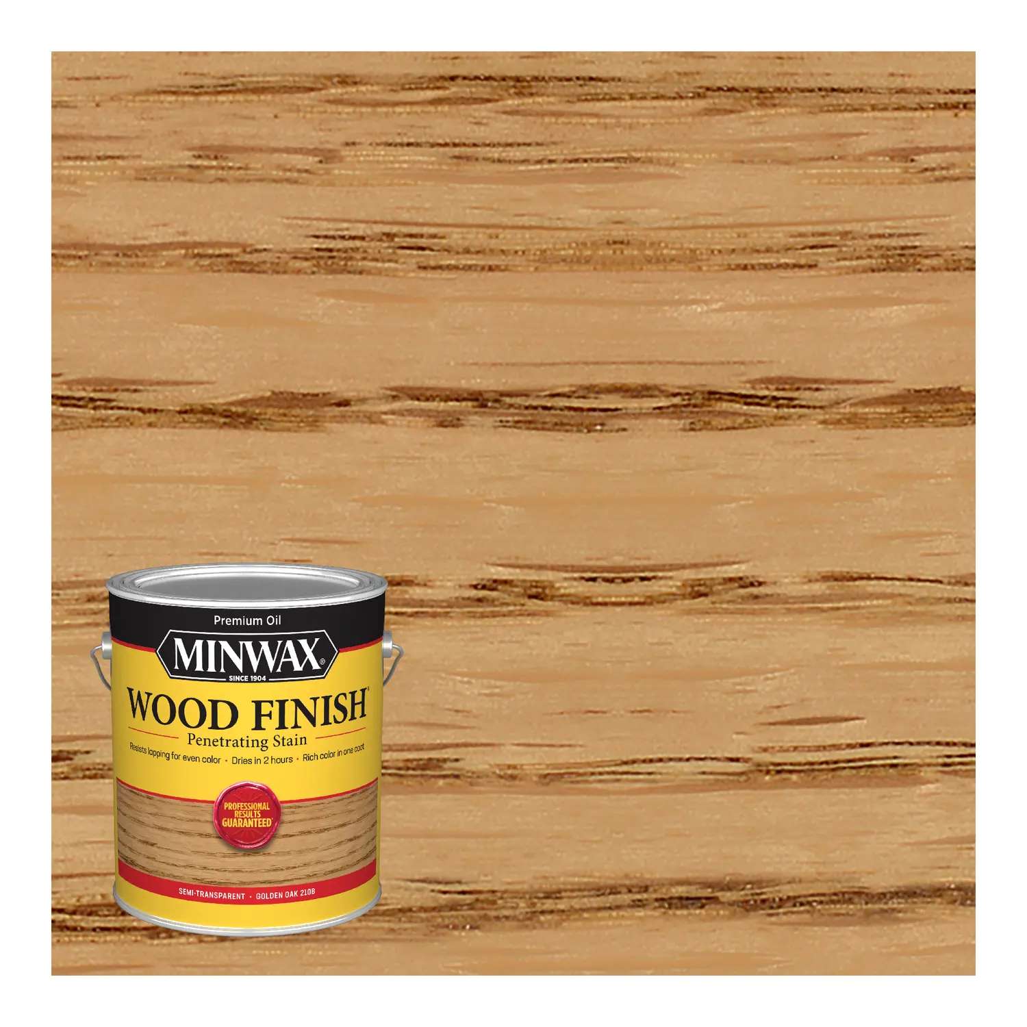Minwax Wood Finish SemiTransparent Golden Oak OilBased Stain 1 gal