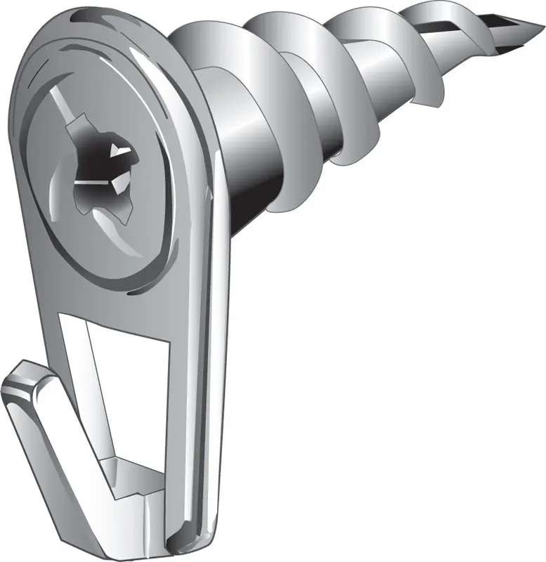 Hillman WallDriller BrassPlated Gold Drywall Picture Hook