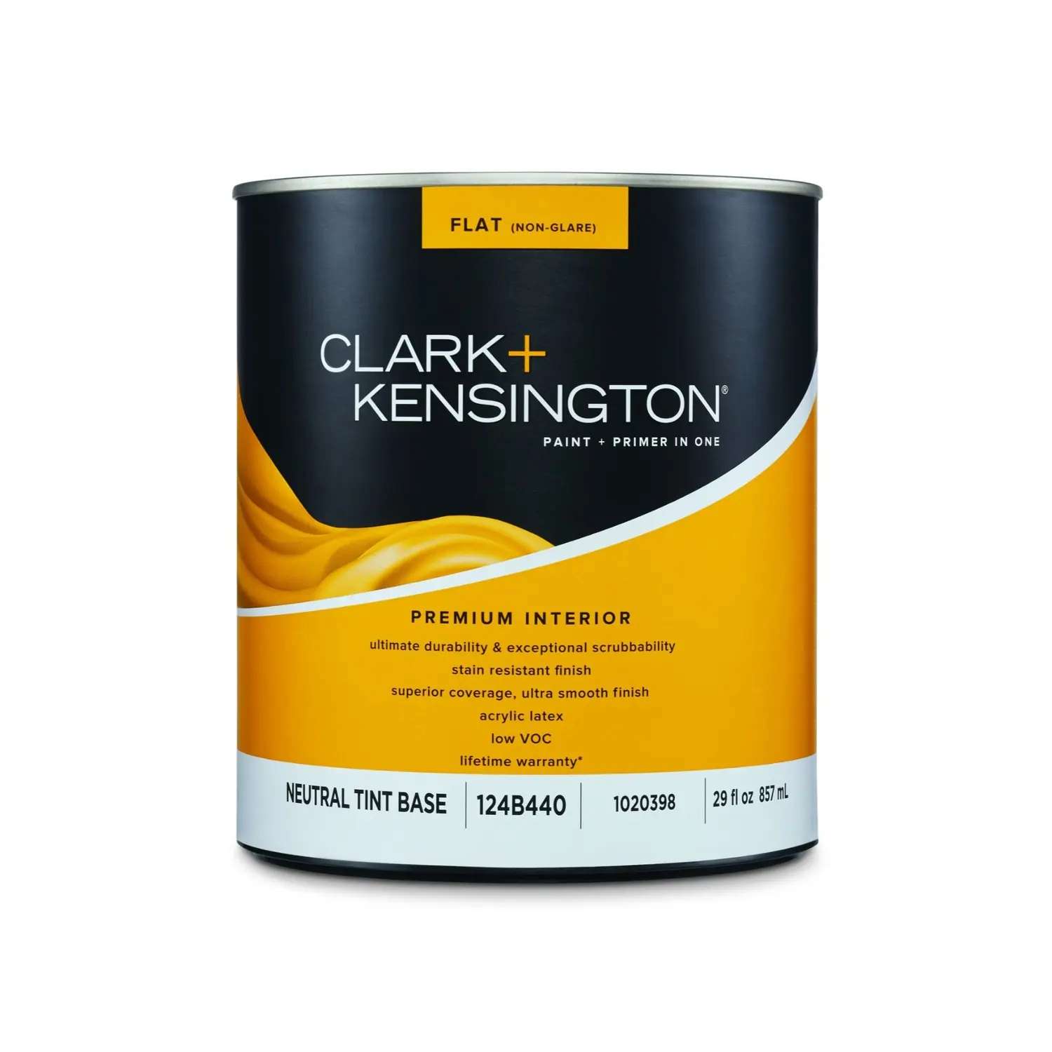 Clark+Kensington Flat NonGlare Tint Base Neutral Base Paint and Primer