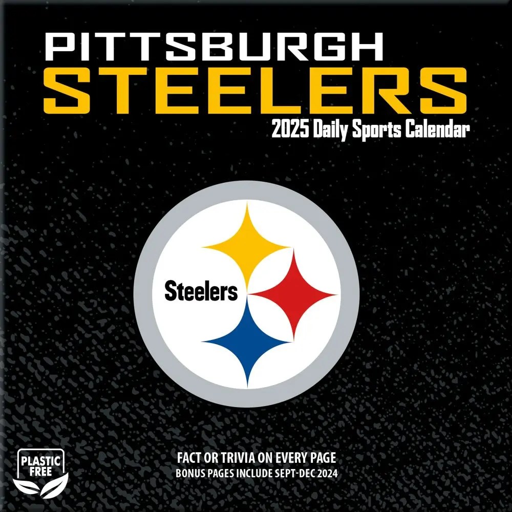 NFL Pittsburgh Steelers 2025 Desk Calendar