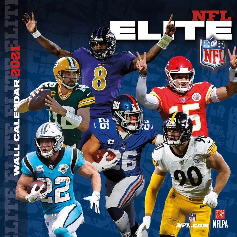 NFL All Stars Wall Calendar