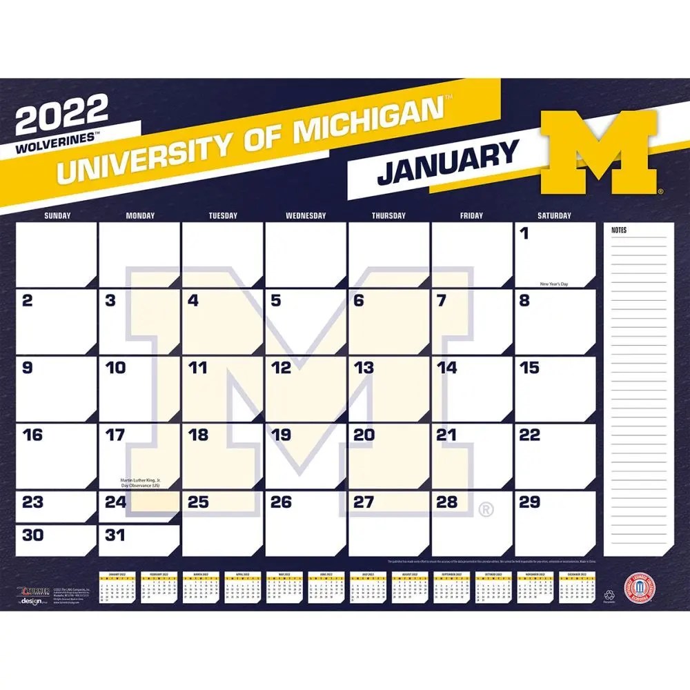 Eastern Michigan University Fall 2024 Calendar 2022 Michigan Wolverines Calendars