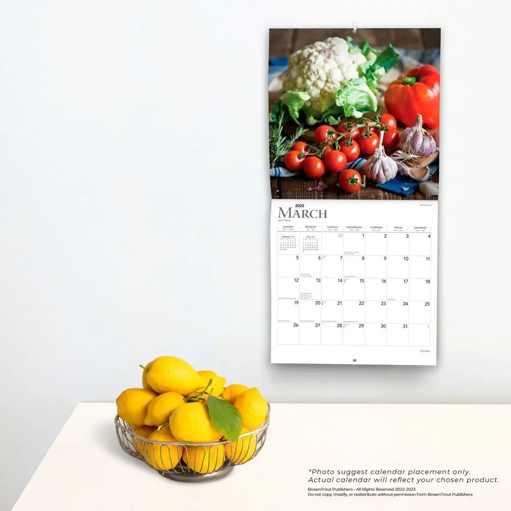 Kitchen 2023 Wall Calendar