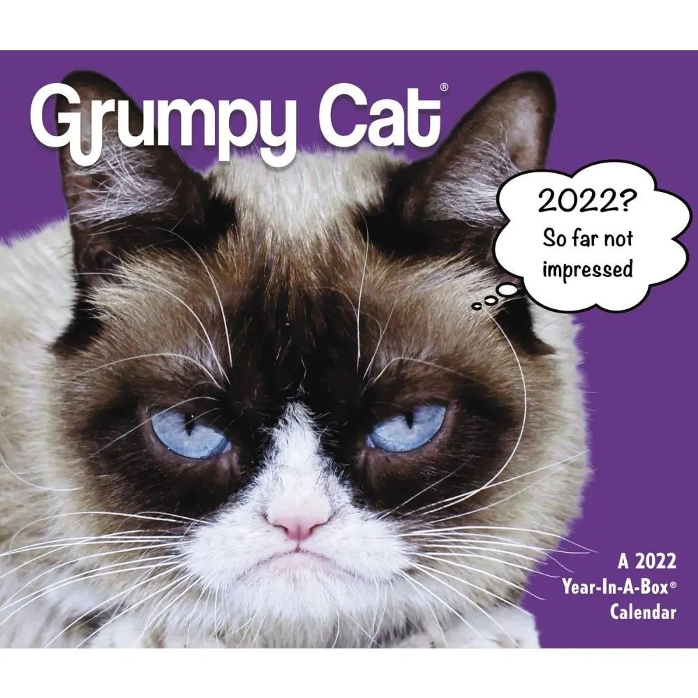 Grumpy Cat 2022 Desk Calendar