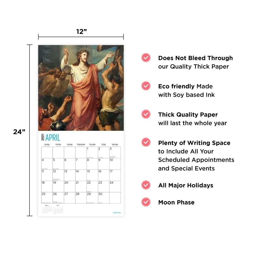 Jesus Wall Calendar