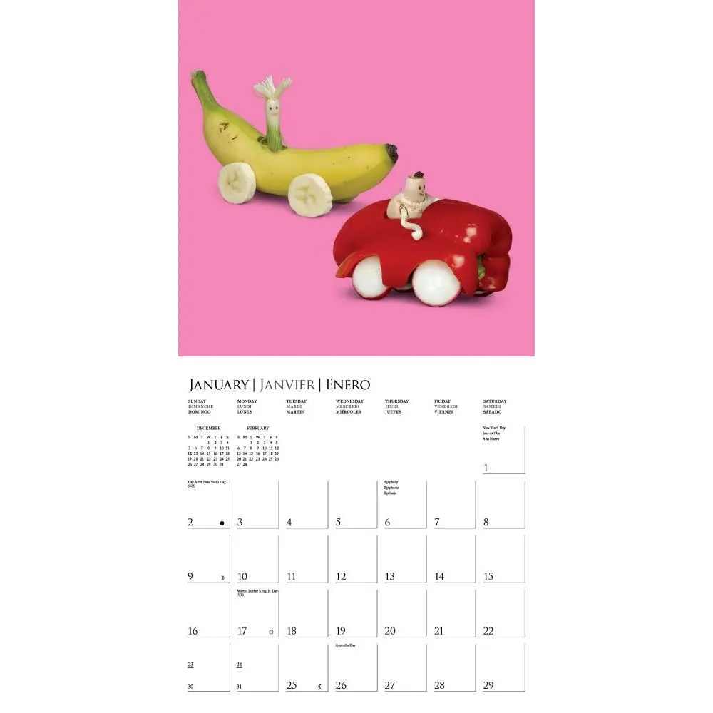 Free Food Calendar 2022 Calendar 2022. Vector & Photo (Free Trial) | Bigstock