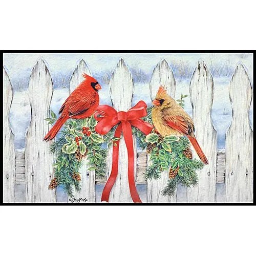 Jane Shasky Holly Fence Doormat