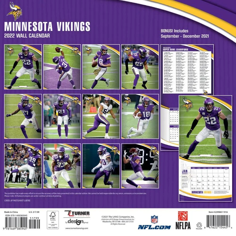 Vikings Schedule 20222023 Printable Printable World Holiday