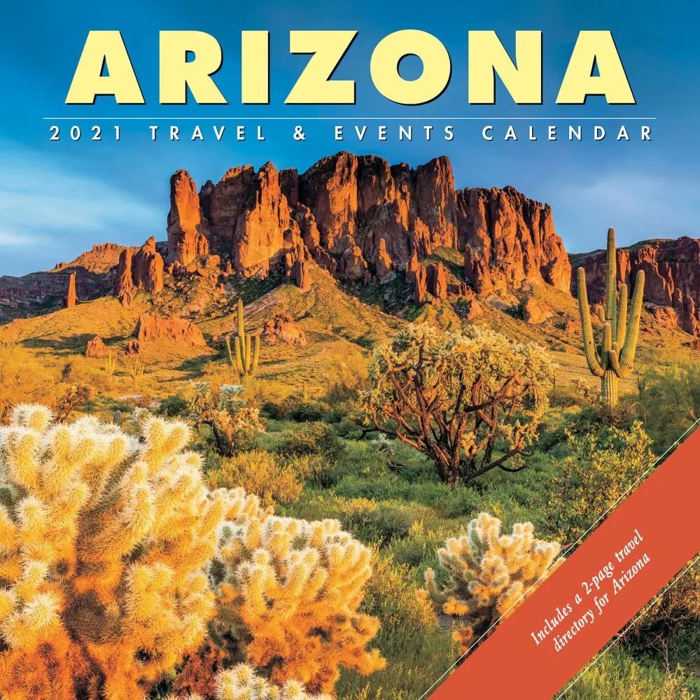 Arizona Events Calendar Arizona Travel & Events Wall Calendar