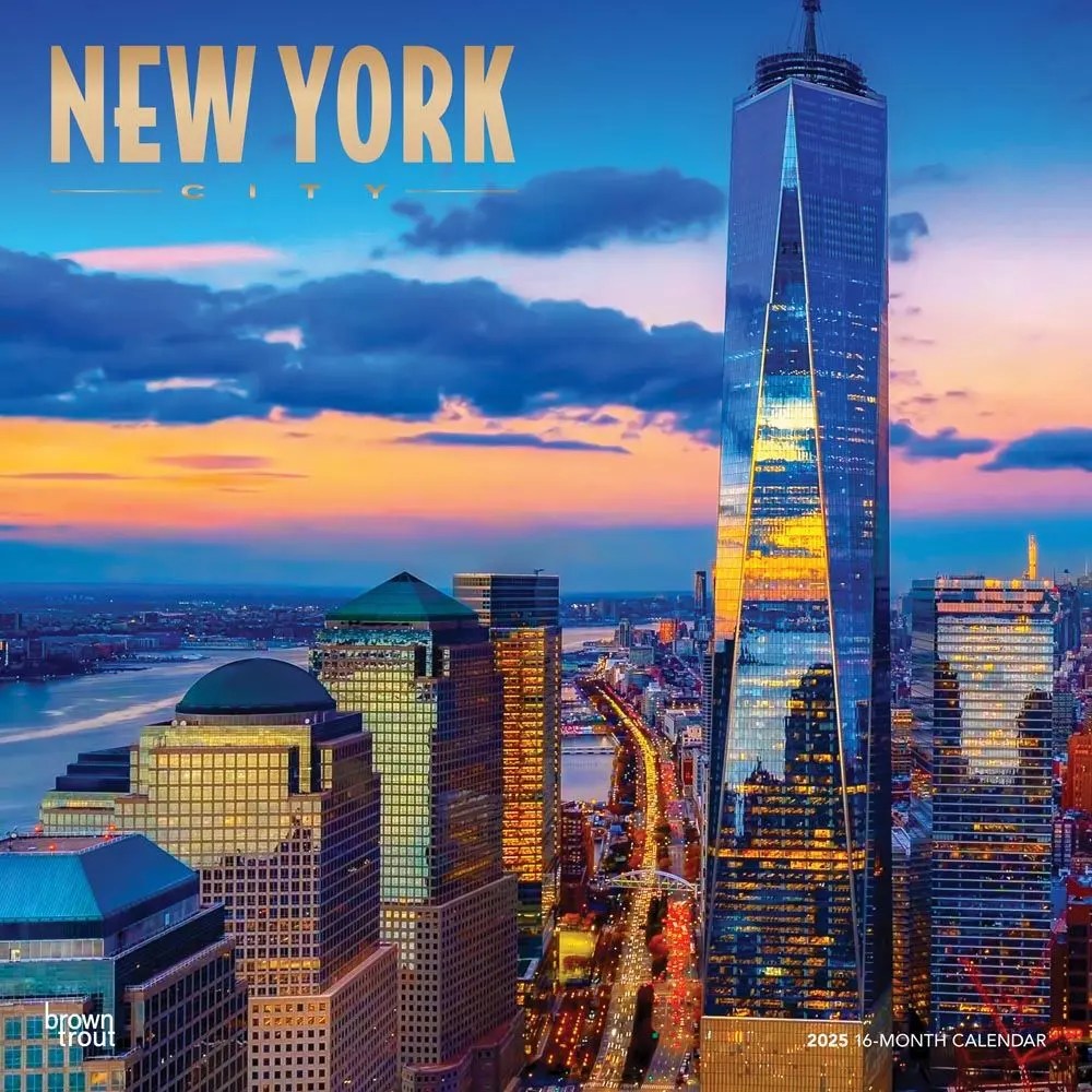 New York City 2025 Wall Calendar