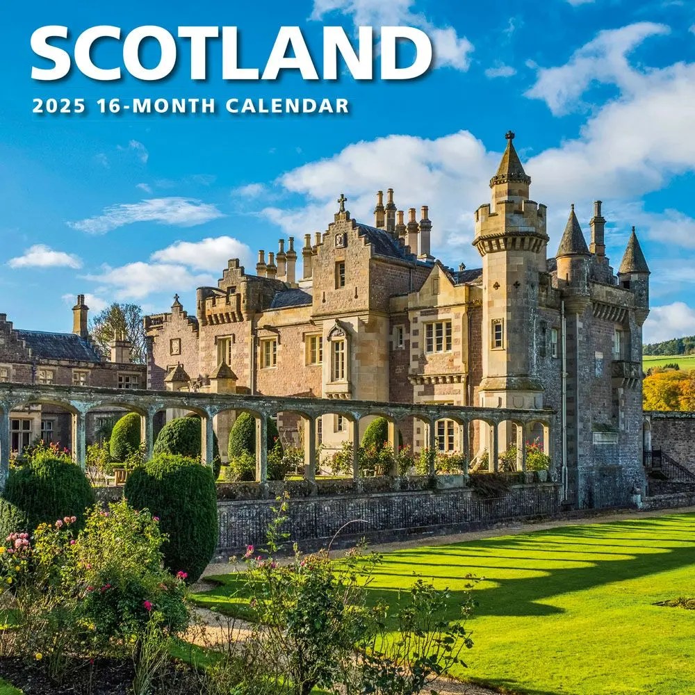 Scotland 2025 Wall Calendar