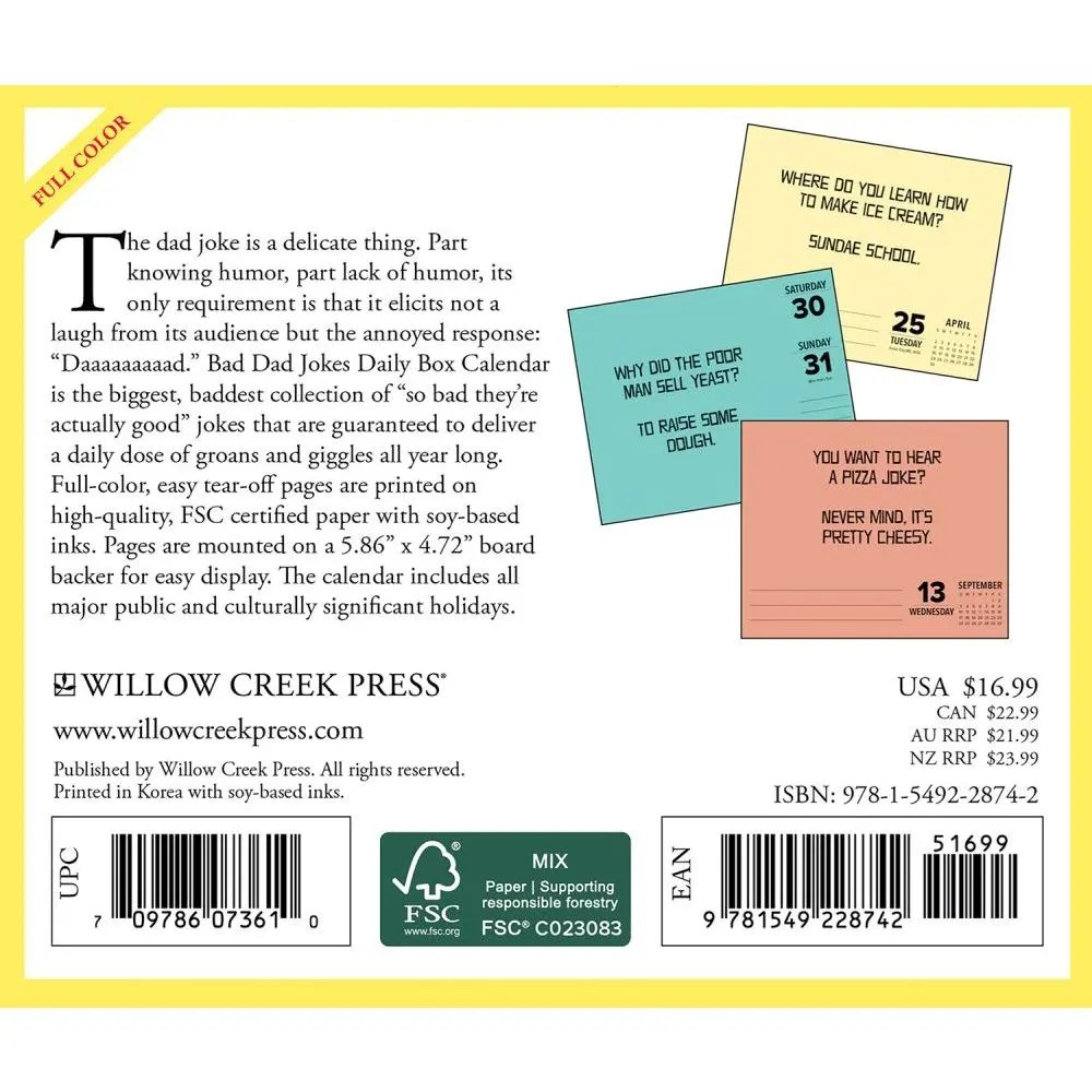 Dad Jokes Calendar 2023 Printable Word Searches Dad Jokes Calendar 2023 Printable Word Searches