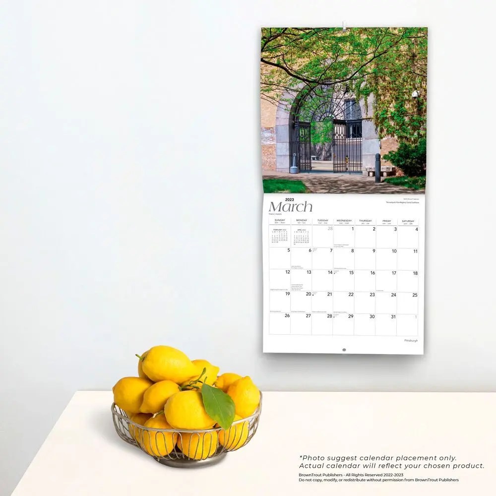 Pittsburgh 2023 Wall Calendar