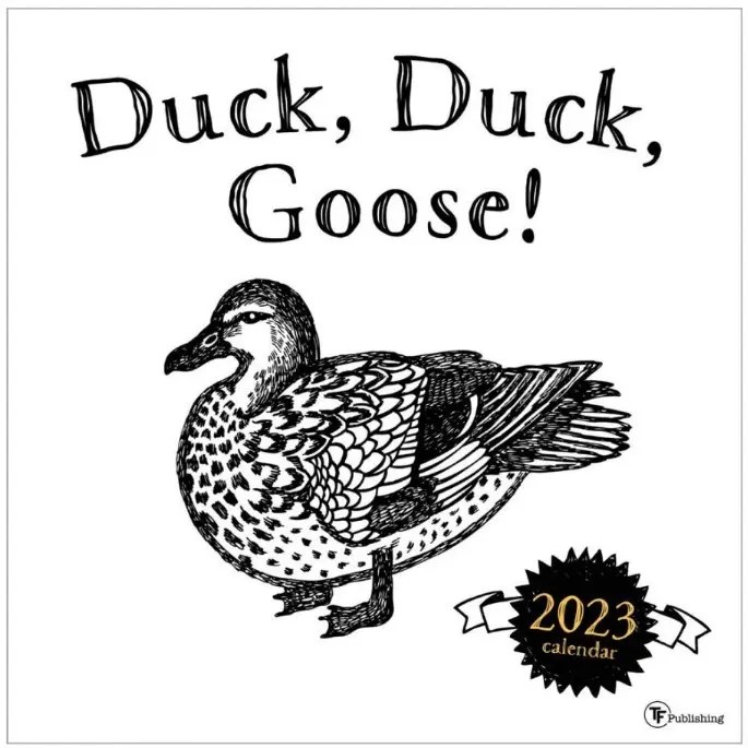 duck calendar 2023 Duck Duck Goose 2023 Wall Calendar