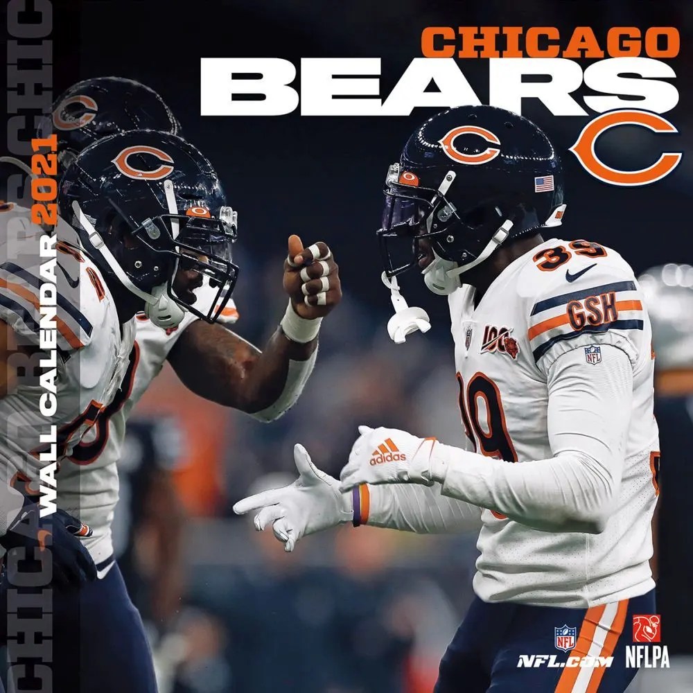 Chicago Bears Mini Wall Calendar