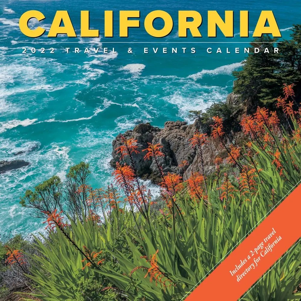 Central Coast Event Calendar 2022 California Travel And Events 2022 Wall Calendar - Calendars.com