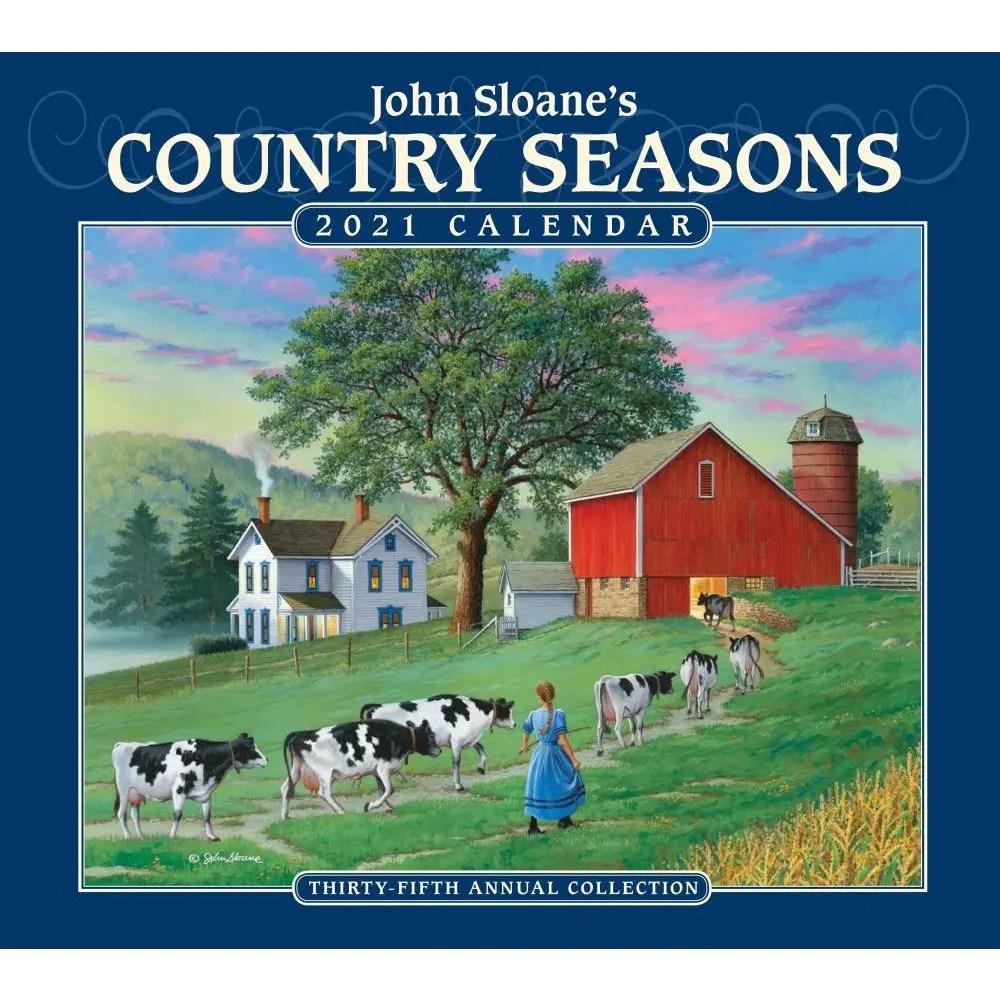 Country Seasons Wall Calendar