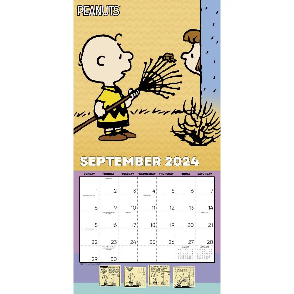 Peanuts 2024 Wall Calendar