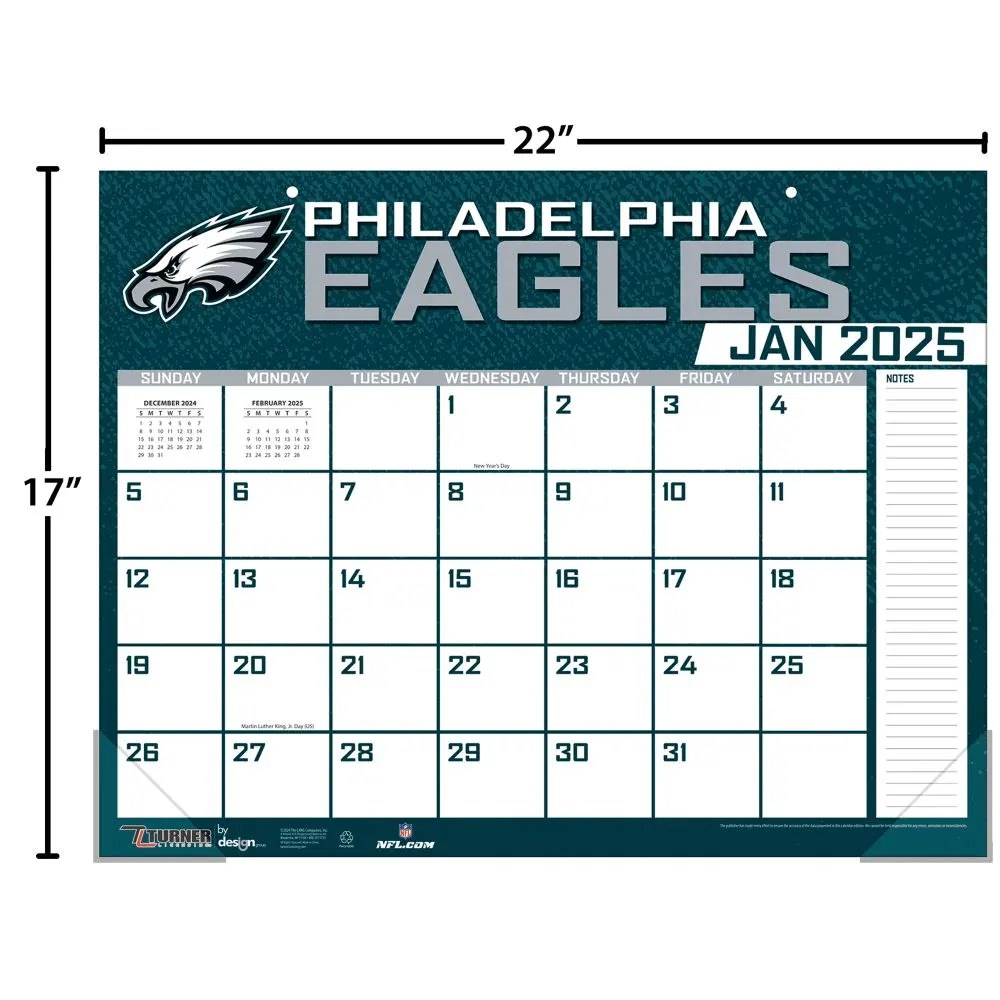 NFL Philadelphia Eagles 2025 Desk Pad