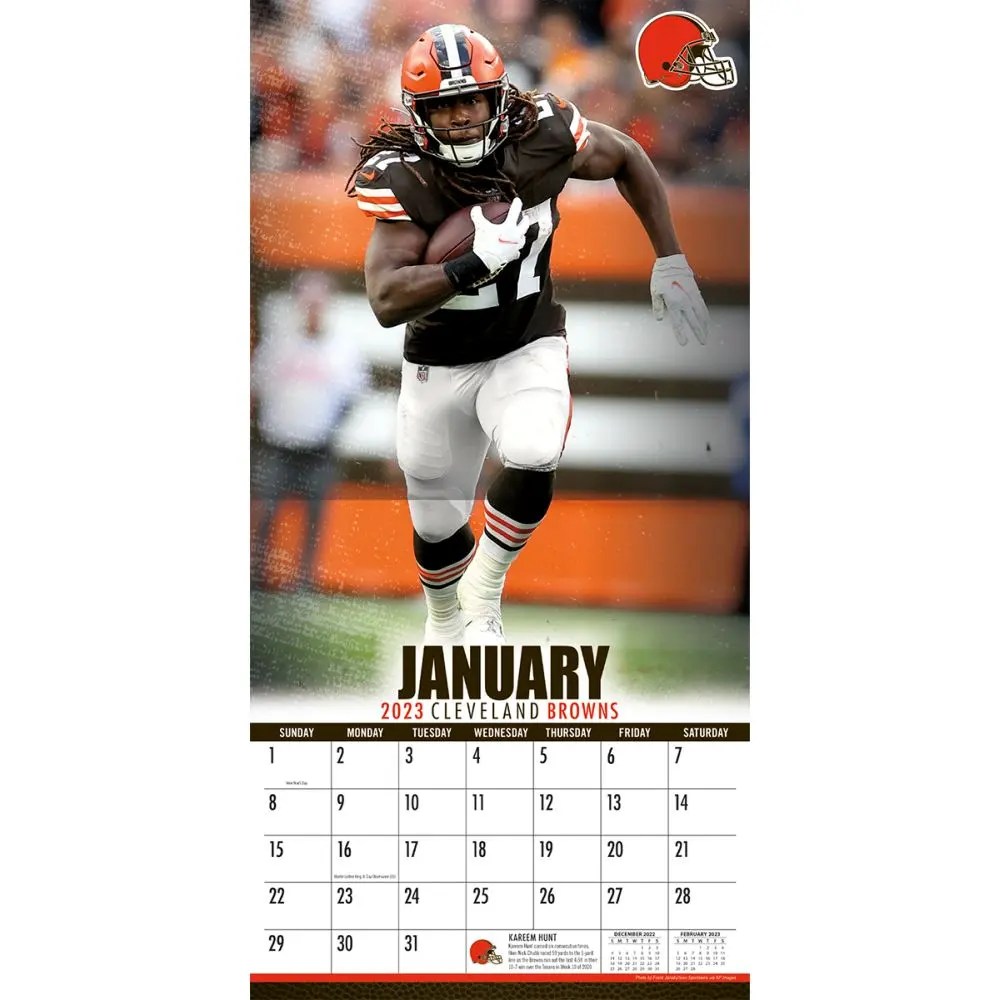 NFL Cleveland Browns 2023 Wall Calendar