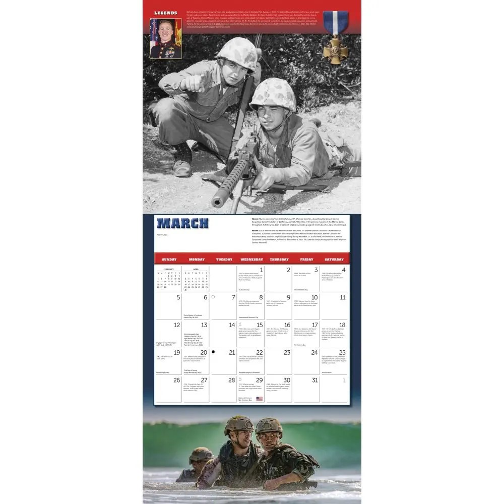 Marines 2023 Wall Calendar