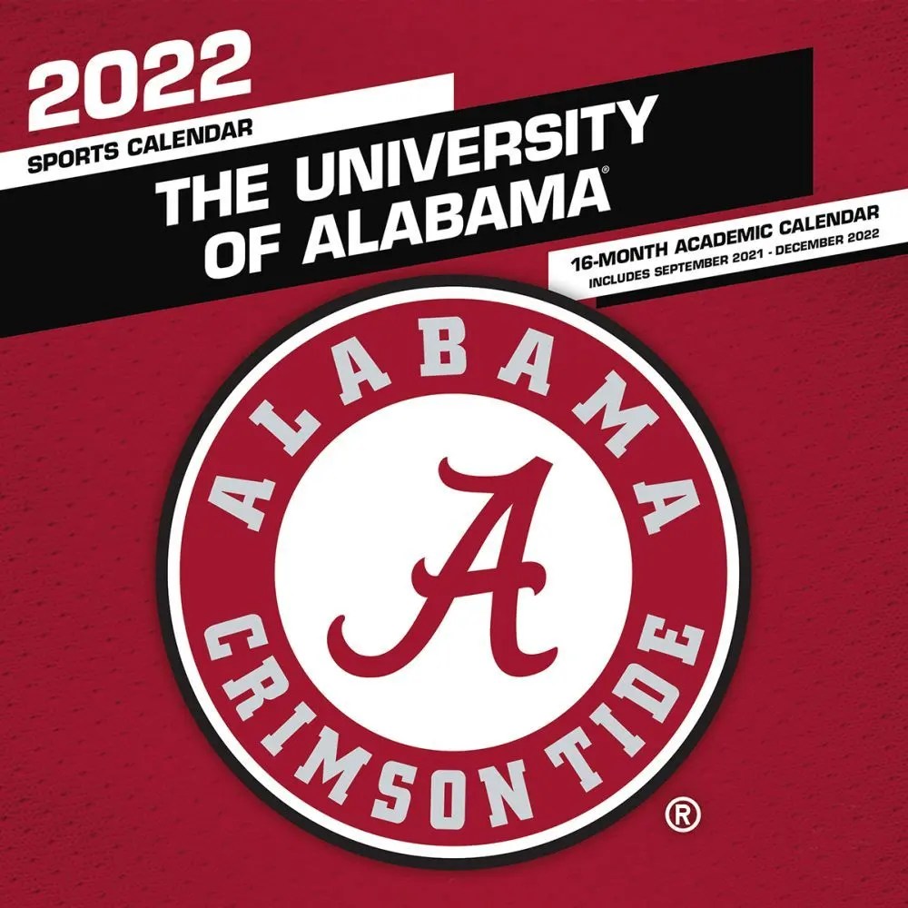 2022 Alabama Crimson Tide Calendars, Desk Calendar