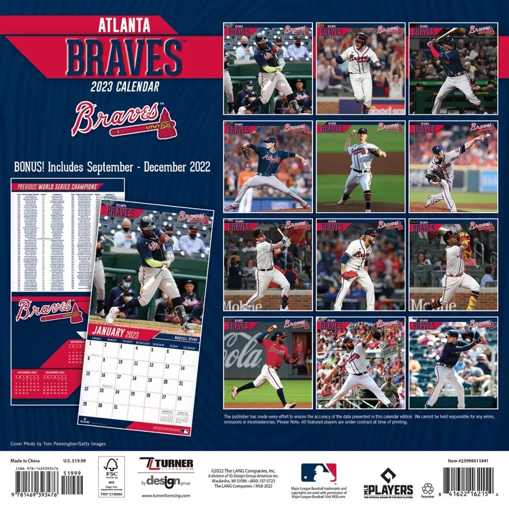 Mlb Wall Calendar 2024 Braves 2023 2023 Calendar