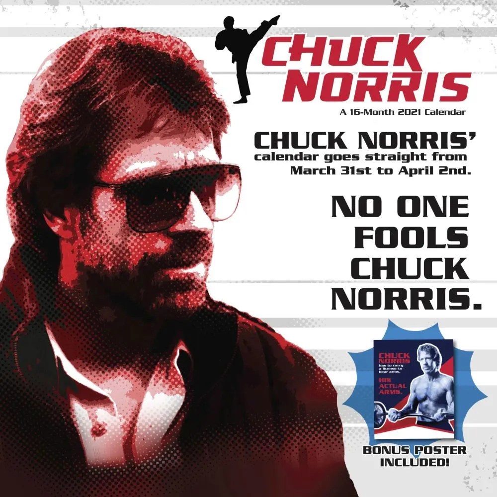 Chuck Norris Wall Calendar