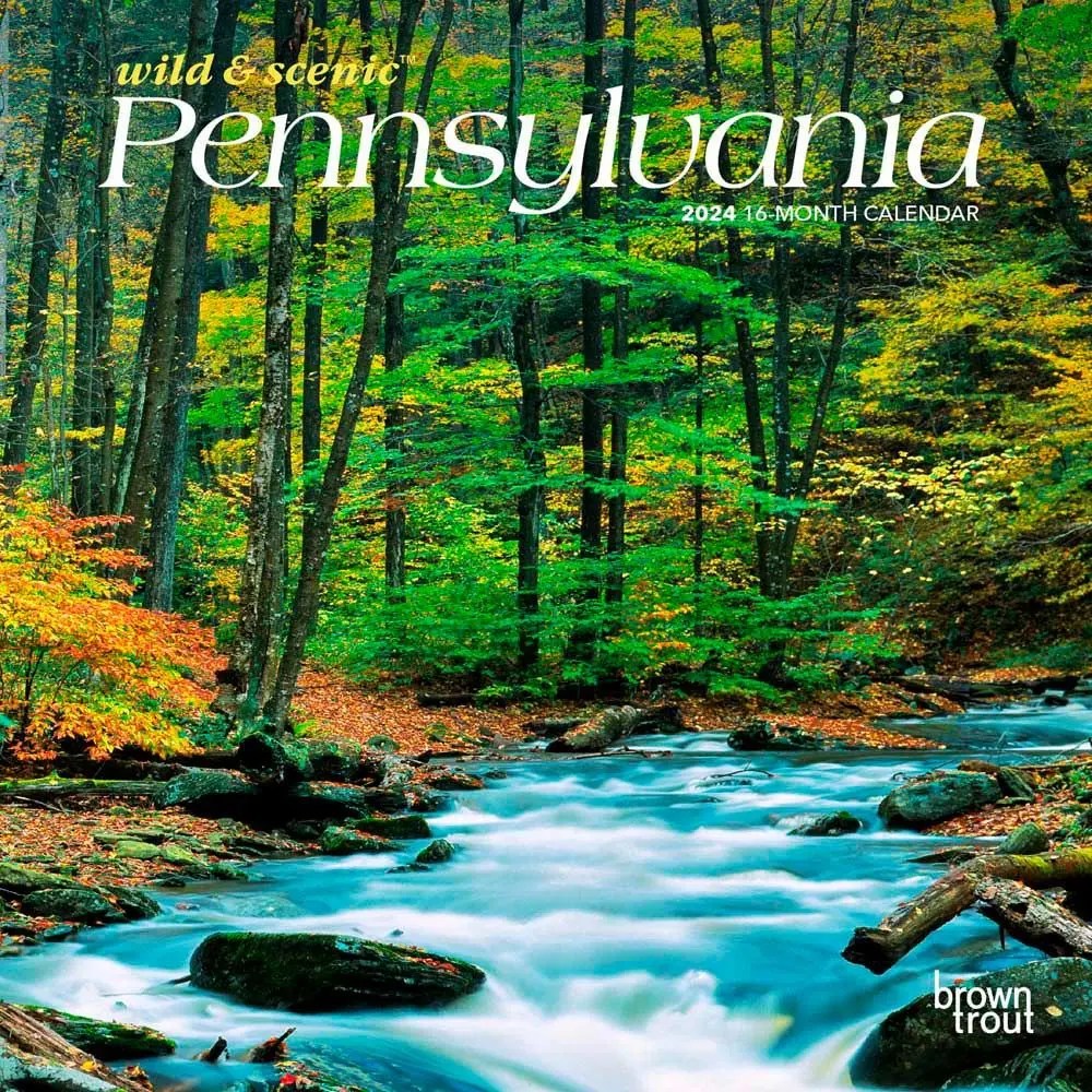 Pennsylvania 2024 Mini Wall Calendar