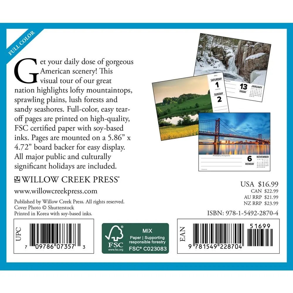 beautiful 2023 calendars America the Beautiful 2023 Desk Calendar