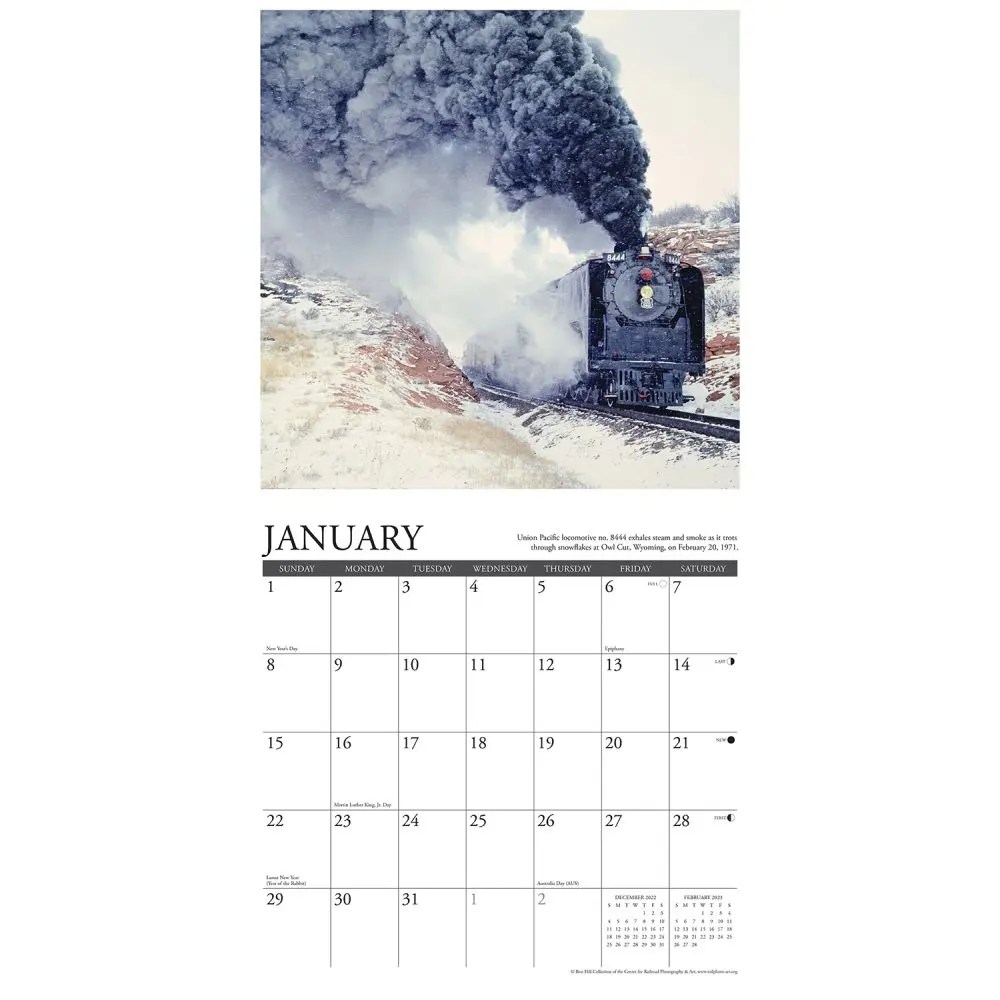 Union Pacific Railroad 2023 Wall Calendar