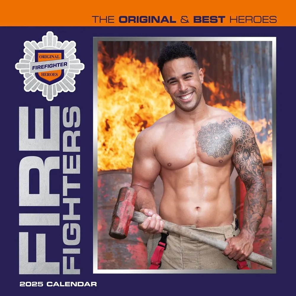 Firefighters 2025 Wall Calendar