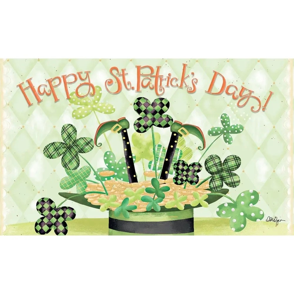 Leprechaun Magic Doormat by LoriLynn Simms