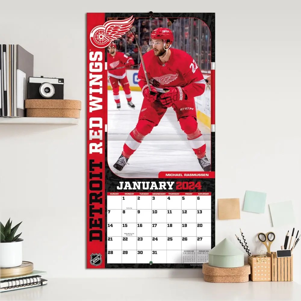 2024-2025 Detroit Red Wings Wall Calendar Detroit Red Wings 2024 Wall Calendar