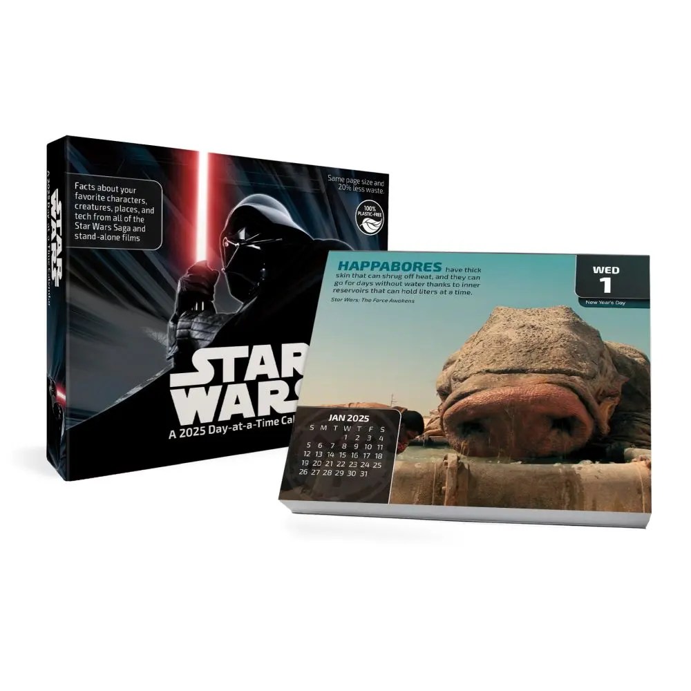 Star Wars 2025 Desk Calendar
