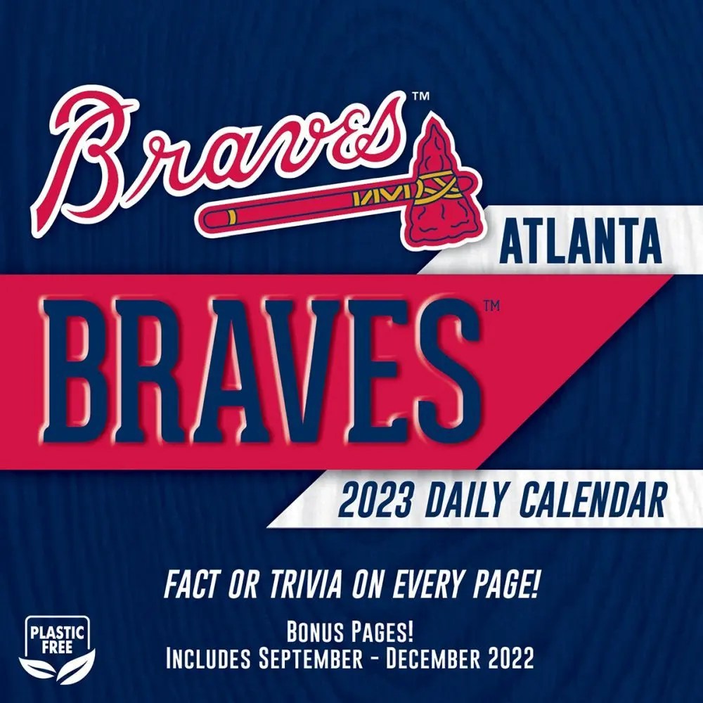 Atlanta Braves 2023 Desk Calendar