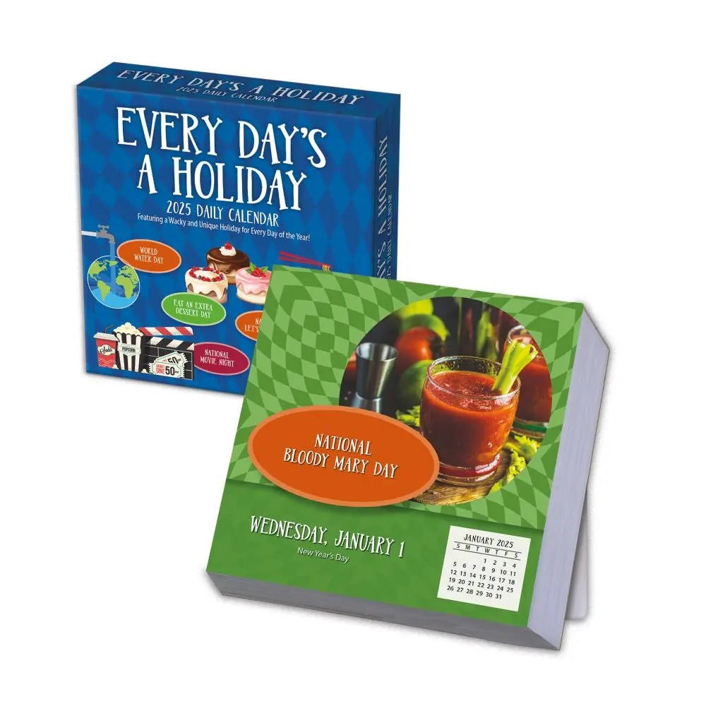 Everydays A Holiday Photo 2025 Desk Calendar
