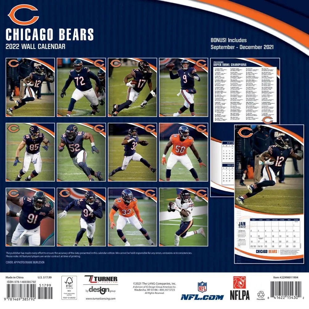 Bears Schedule For 2024 Season Printable Chicago Bears Schedule 20222023