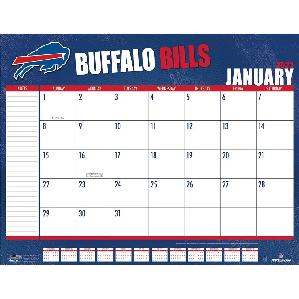 NFL Buffalo Bills 2023 Desk Pad