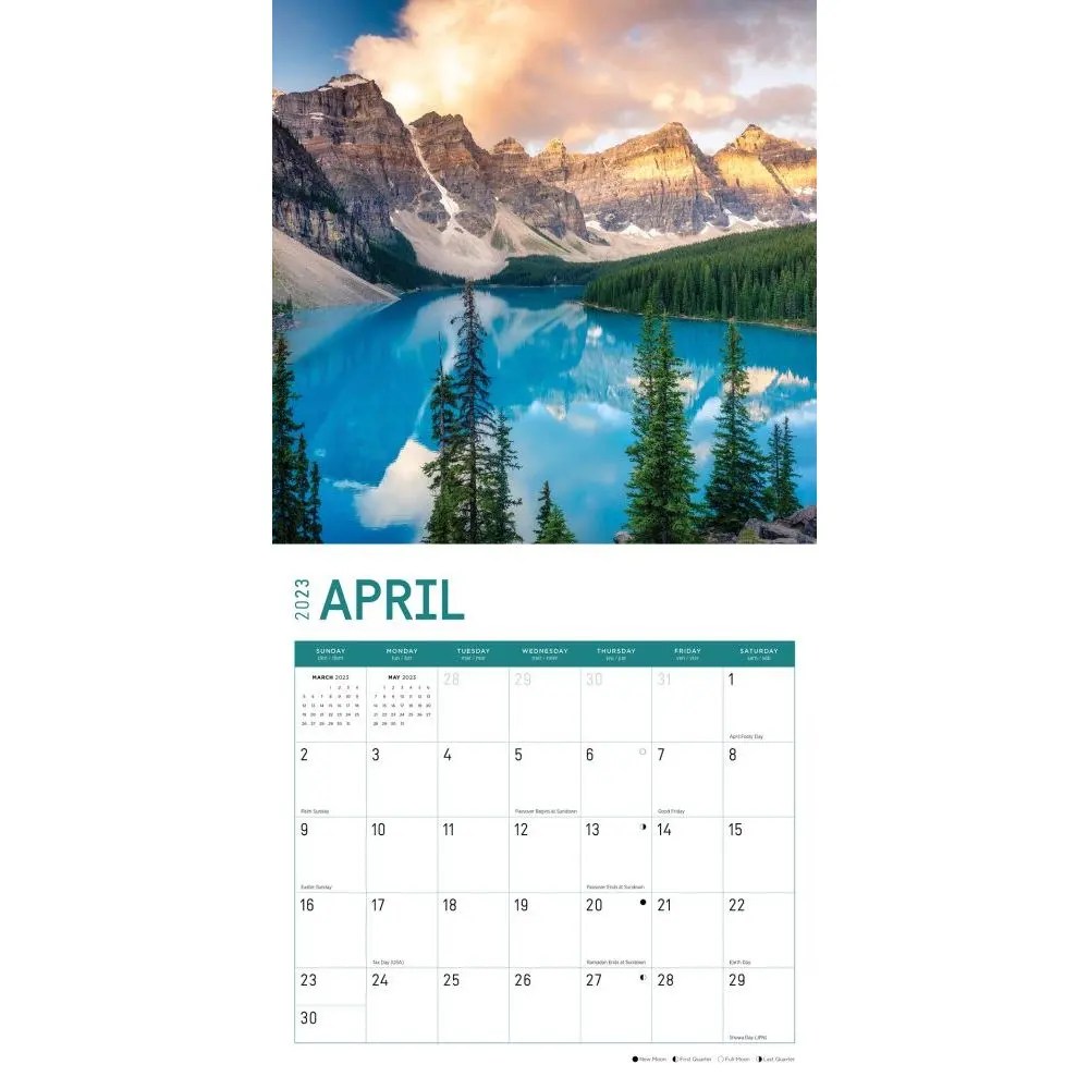 BanffNationalPark2023WallCalendar