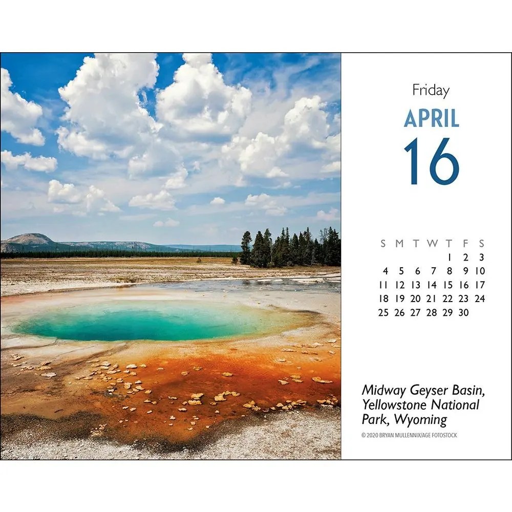 Office Products 2020 National Parks Desk Calendar Office Supplies
