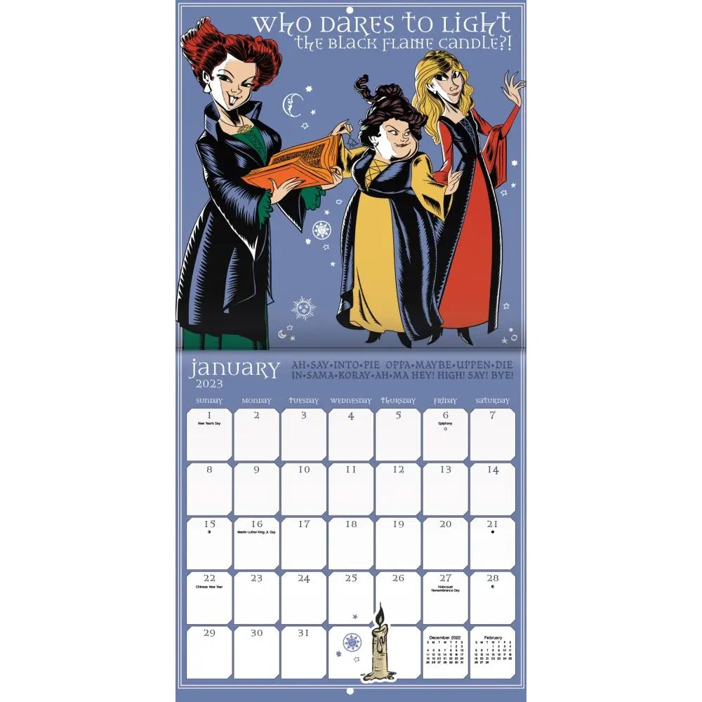 Hocus Pocus 2023 Wall Calendar