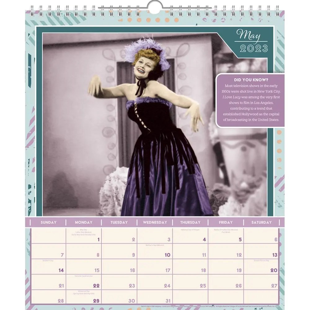 I Love Lucy 2023 Special Edition Calendar