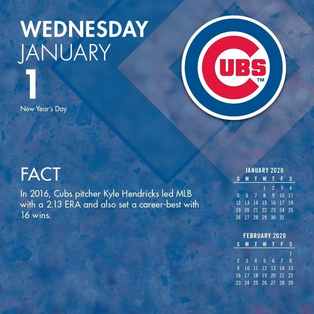 Chicago Cubs Calendar 2024 Chicago Cubs Desk Calendar